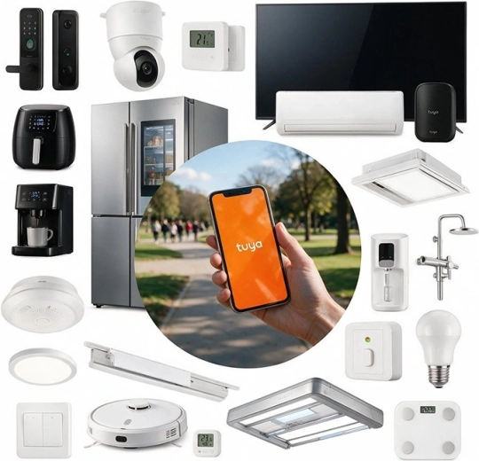 Bediening via Tuya Smart / Smart Life