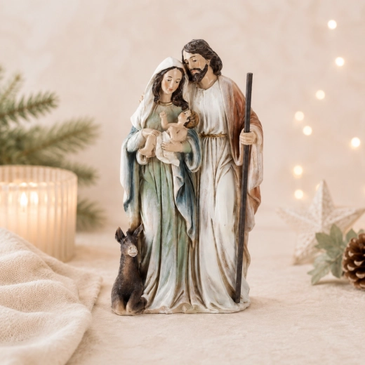 Traditioneel motief van de heilige familie