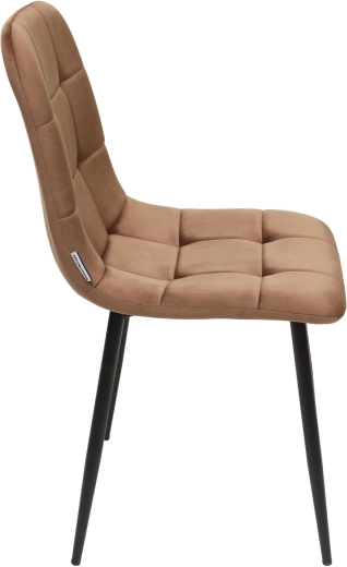 Zacht velours en comfortabele bekleding