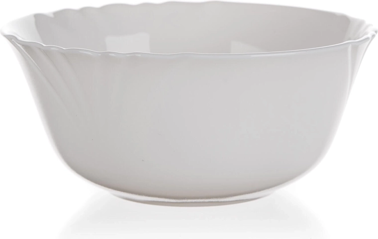 Kom van gehard glas CADIX 12 cm wit