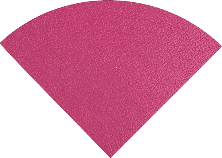 Dubbelzijdige onderzetter van ecoleer 12 × 12 cm bordeaux en donkerblauw