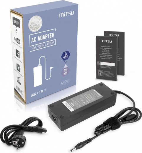 Netadapter 19 V 6,3 A 120 W voor TOSHIBA, ASUS, MSI laptops