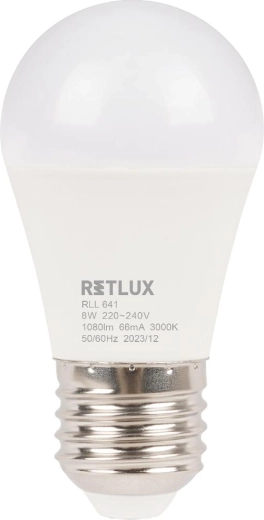 Retlux LED-lamp G45 E27 8 W warm wit
