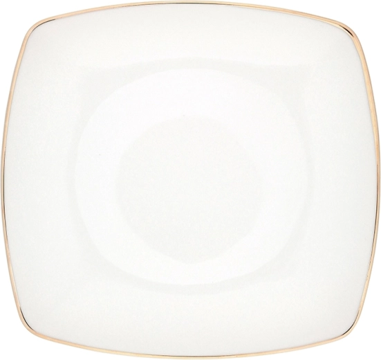 Dessertbord Mariapaula Moderna vierkant 20,5 cm met goud decor
