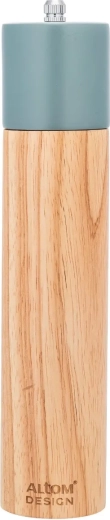 Houten kruidenmolen saliegroen 26,5 cm