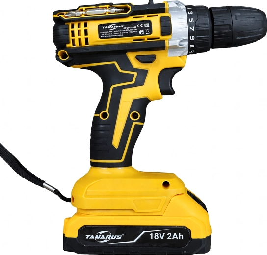 18 V vermogen en koppelinstelling