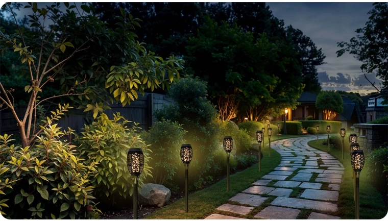 Sfeerverlichting met vlam‑effect