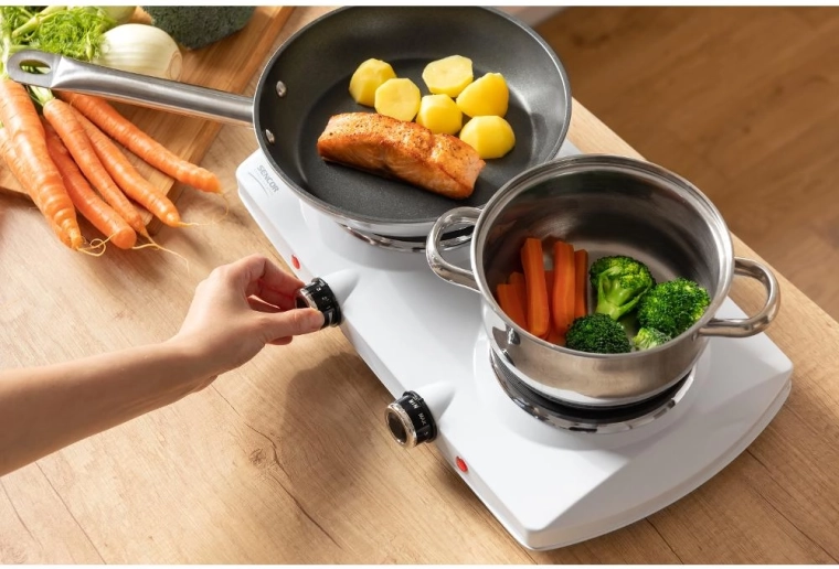 Twee kookzones voor comfortabel koken