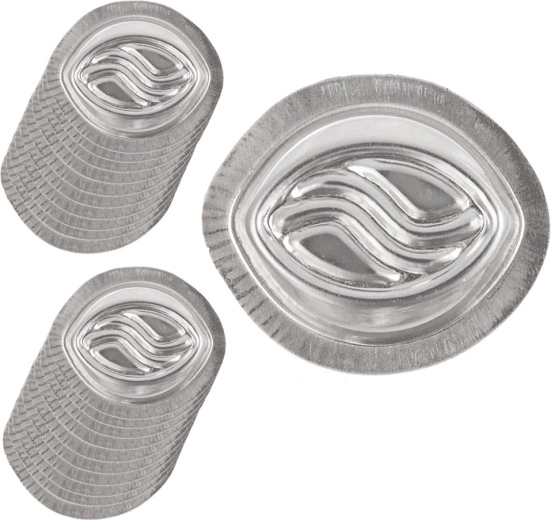 Set notenvormige uitsteekvormpjes voor koekjes, 20 stuks, staal