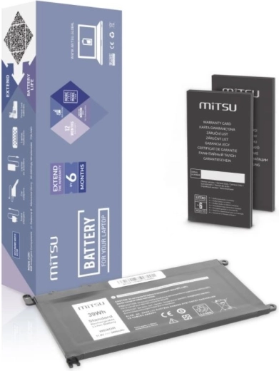 Batterij Dell Vostro 14 en Inspiron 15 - 3400mAh 11,4V