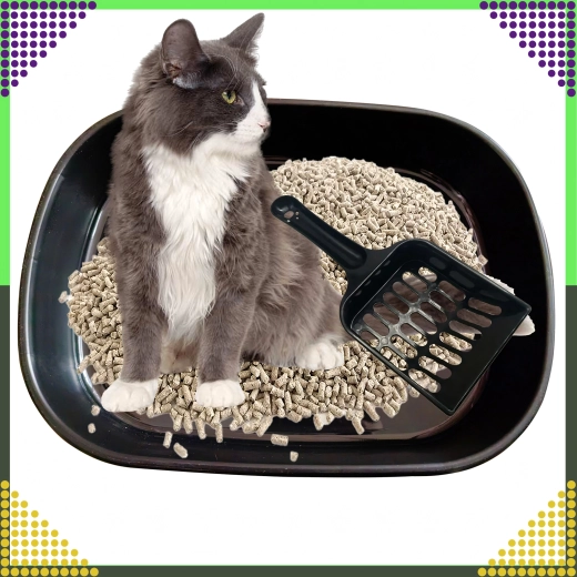 Duurzaam, niet-giftig plastic in elegant zwart