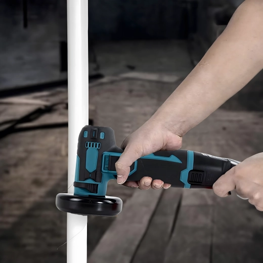Accu-haakse slijper 12 V 76 mm borstelloos, compact en krachtig