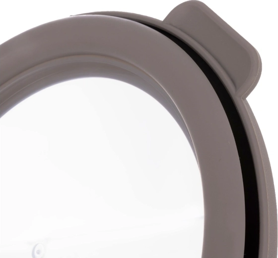 Deksel met transparant kijkvenster en afdichting