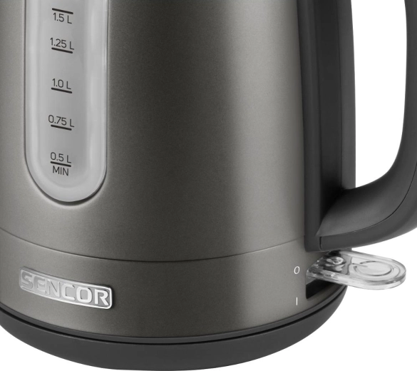 Inhoud van 1,7 l met waterniveau-indicator