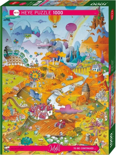 Puzzel 1000 stukjes Idylle - Veld