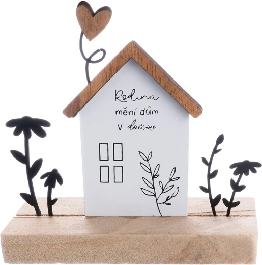 Huisje Familie – houten-metalen interieurdecoratie