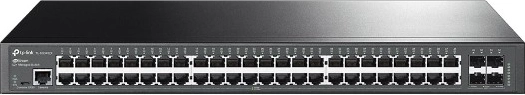 Beheerde L2+ JetStream-switch met 48 gigabitpoorten en 4 SFP+ 10Gb-slots