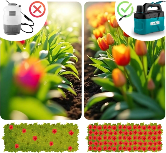 Zichtbaar verschil in plantverzorging