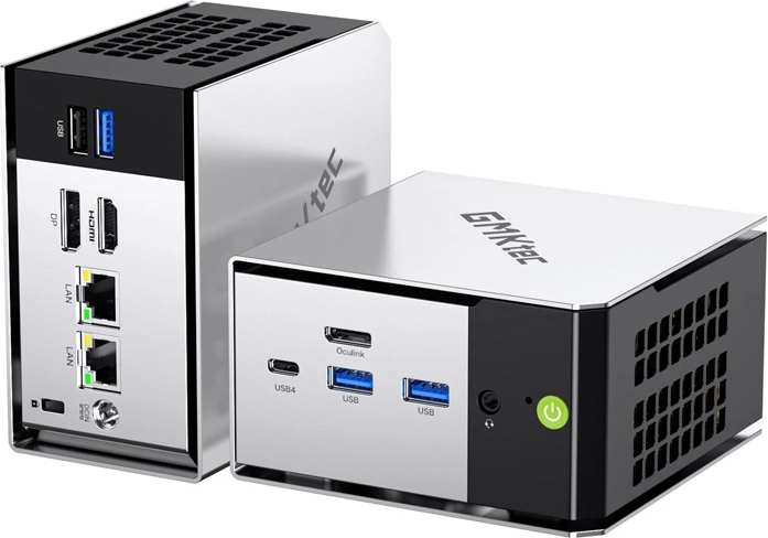 Mini-pc GMKtec M8 met Ryzen 5 PRO 6650H-processor, 16 GB RAM en 512 GB SSD, Windows 11 Pro