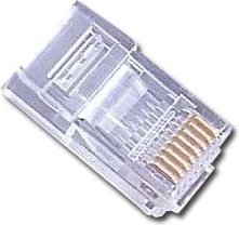 Netwerkconnectoren RJ45 8P8C voor UTP-kabel - 100 stuks