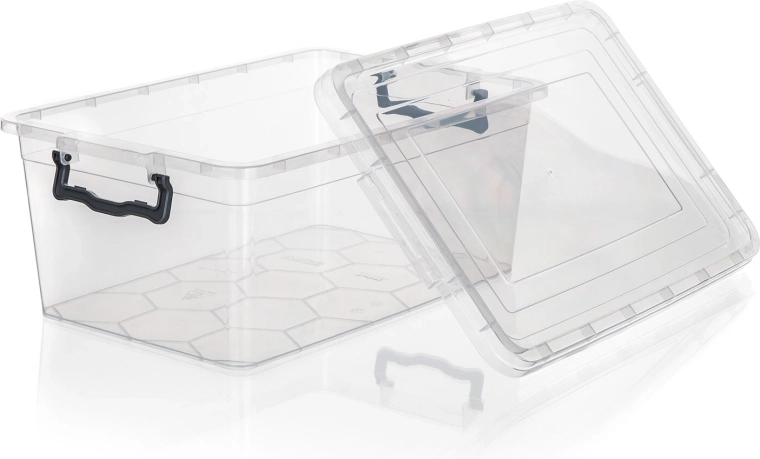 Transparante behuizing voor snel overzicht