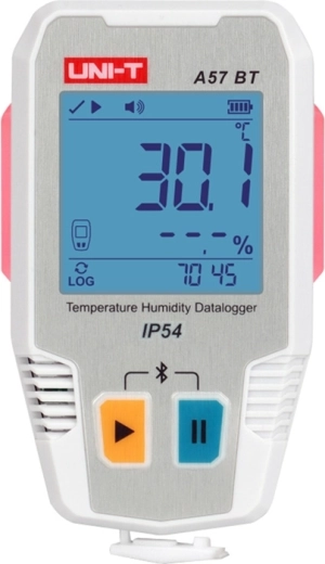Uni-T A57 BT Bluetooth-datalogger voor temperatuur en vochtigheid