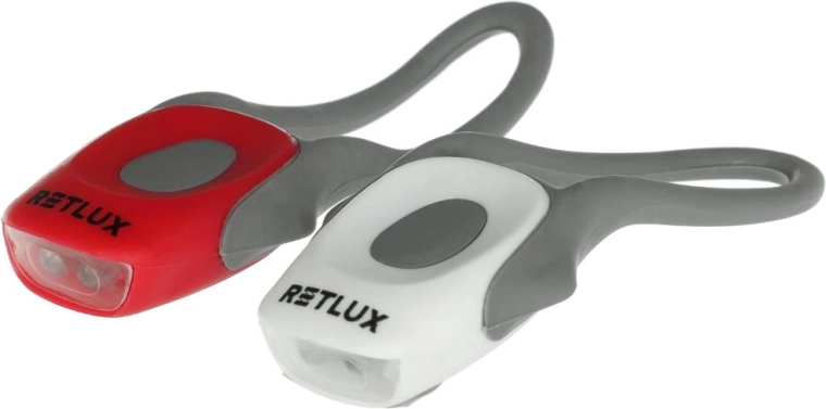 Retlux set voor- en achter-LED-fietslampen