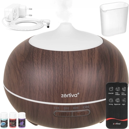 4-in-1: bevochtiging, aromatherapie, ionisatie en LED-licht