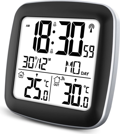 Wekker, snooze en nauwkeurige DCF77-tijd