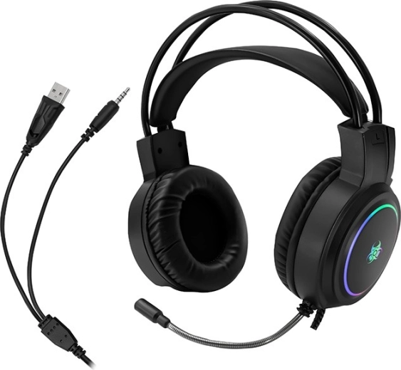 Gamingheadset Tracer GameZone GZ X1 met RGB-verlichting en microfoon
