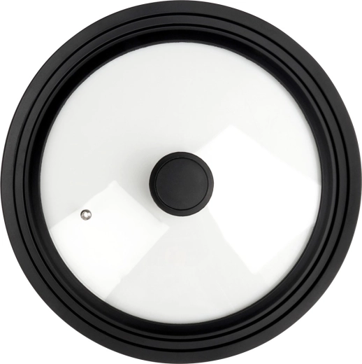 Transparant gehard glas met stoomregeling