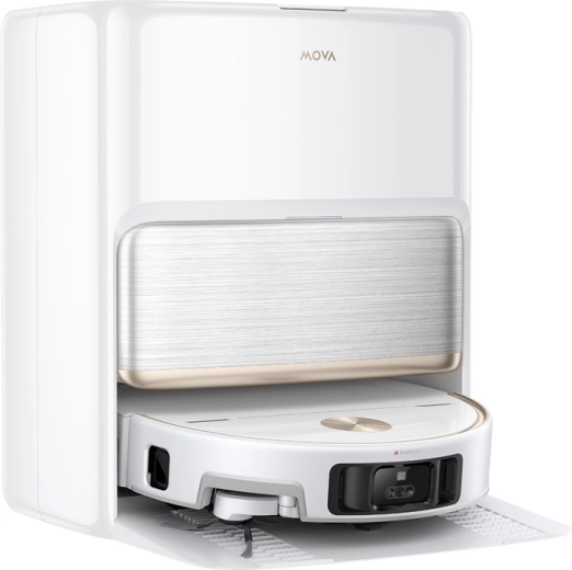 Robotstofzuiger met dweil MOVA V70 ultra complete wit