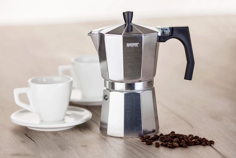 Compact design voor 6 kopjes