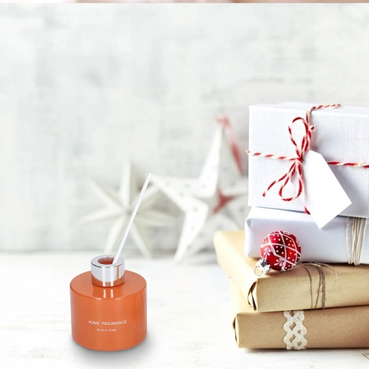 Elegante diffuser in oranje glas