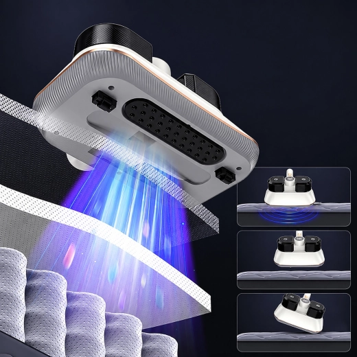 UV-licht met focus op oppervlaktereinheid