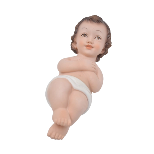 Figuur van het kindje Jezus voor kerststal 30 cm