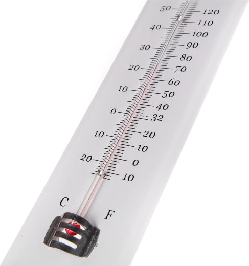 Dubbele schaal °C en °F voor snelle aflezing