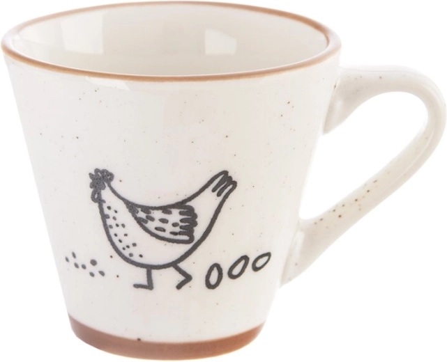 Porseleinen espressokopje Boerderij – kip 70 ml