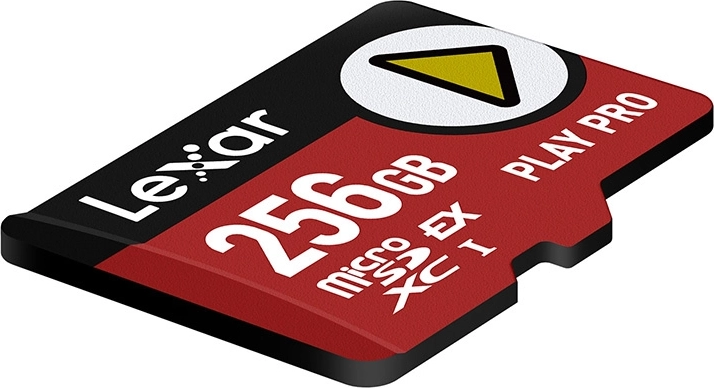 256 GB ruimte voor games, foto’s en data