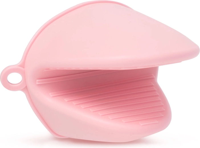 Roze siliconen keukenwant in de vorm van een kikker