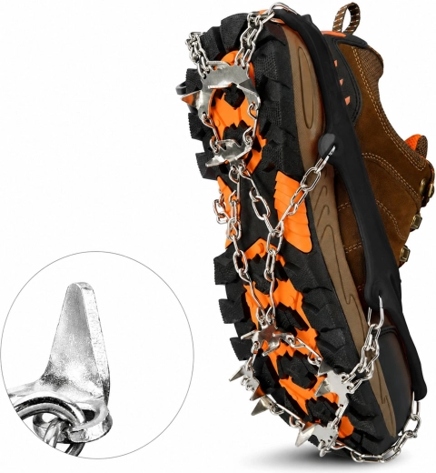 19 roestvrijstalen spikes voor betere grip