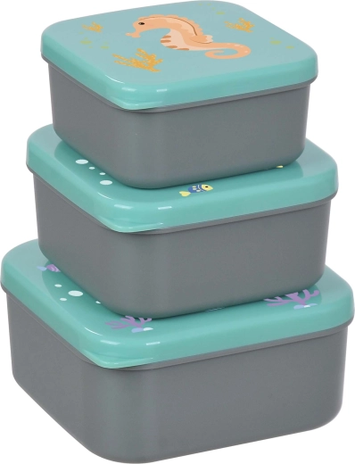 Set van 3 lunchtrommels voor kinderen