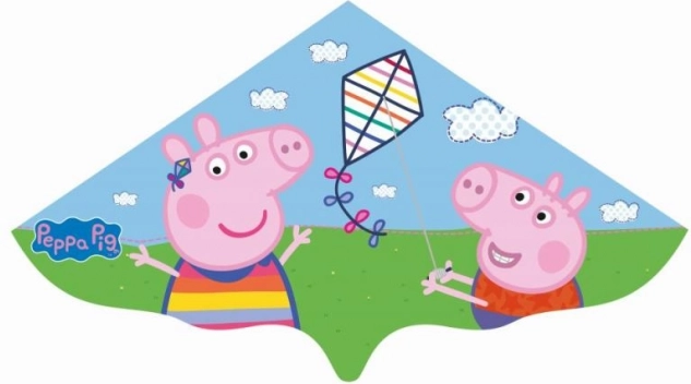 Kinder-vlieger PEPPA PIG van stevig PE-folie