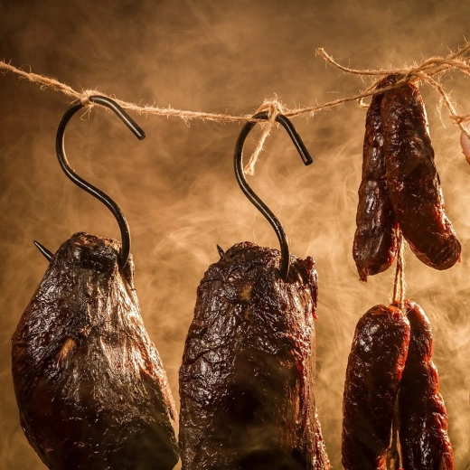 Ideaal voor het roken van vlees, worsten en vis