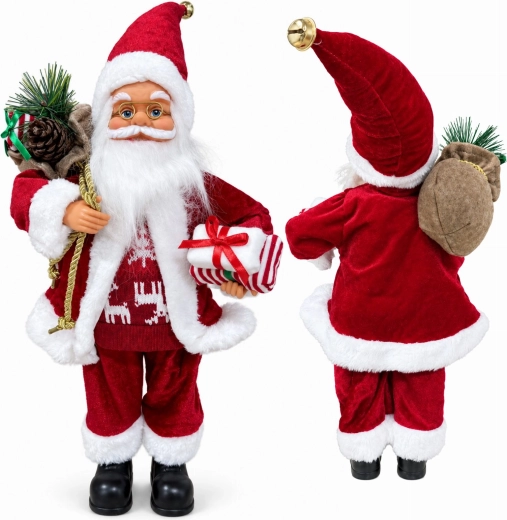 Scandinavisch kerstfiguur Santa Claus 60 cm