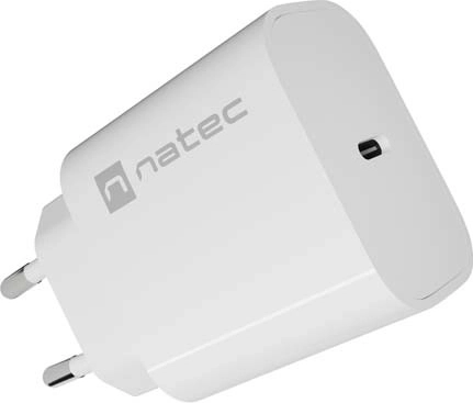 Natec ribera netlader usb‑c 20 W wit