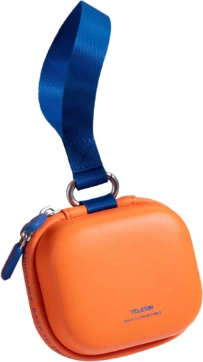 Telesin universele mini transporttas van EVA voor sportcamera’s – oranje