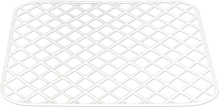 Inzet voor gootsteen 33 × 33 cm – antislip kunststof rooster, mix van kleuren