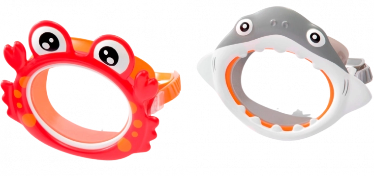 Kinderduikbril krab en haai 3–8 jaar