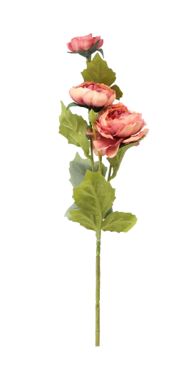 Realistische uitvoering van bloemen en bladeren